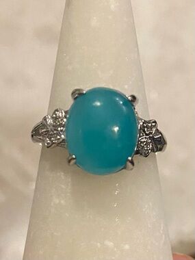 Amazonite Cabochon Ring